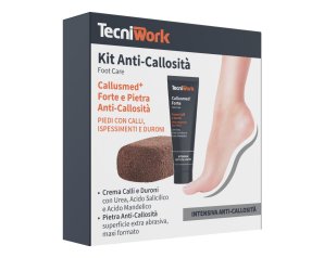 Tecniwork kit anticallosità - set completo per rimozione calli e duroni