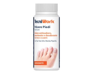 Tecniwork polvere deodorante piedi 75 g - polvere deodorante per piedi e calzature