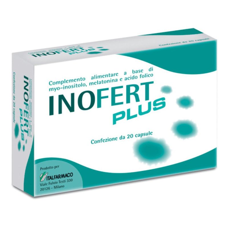 Inofert Plus 20 capsule Soft gel integratore per fertilit&agrave; e gravidanza - Italfarmaco