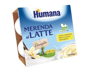 HUMANA MERENDA VANIGLIA 4X100G