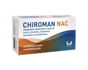 LJ Pharma Chiroman NAC Integratore 20 Capsule+20 Compresse