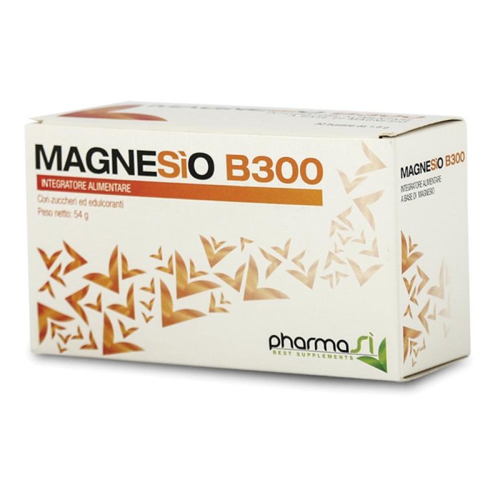 Magnesio B 300 30 bustine - integratore di magnesio e vitamina B6 Magnesio B 300 30 bustine - integratore di magnesio e vitamina B6