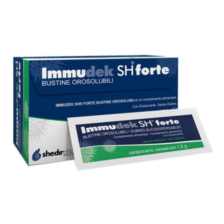 Shedir Pharma Immudek SH Forte 16 Bustine Orosolubili Shedir Pharma Immudek SH Forte 16 Bustine Orosolubili