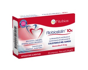 Fitobios Fitobiostatin 10K Integratore Alimentare 30 Compresse