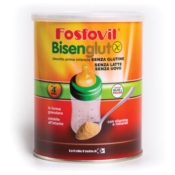 Bisenglut Biscotto Granulare Senza Glutine per Latti e Pappe Istantanei
