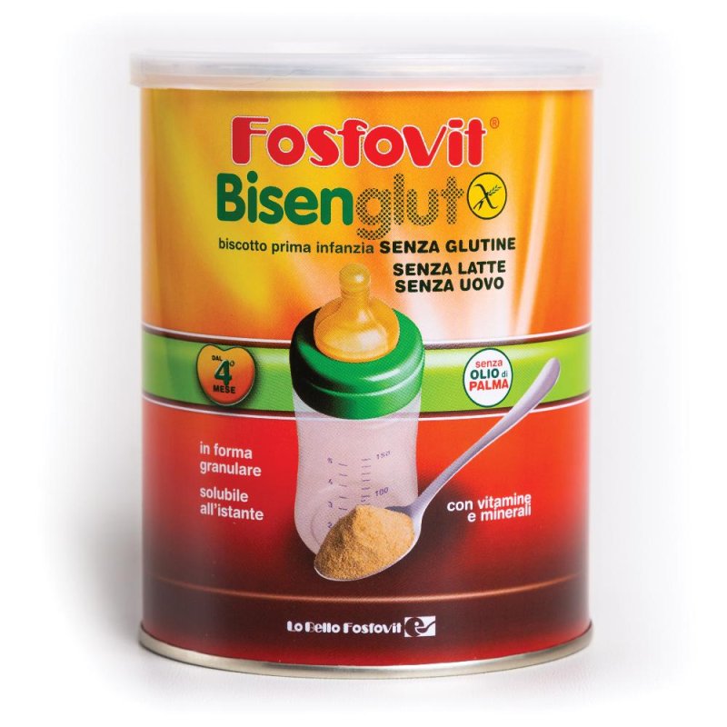 Bisenglut Biscotto Granulare Senza Glutine per Latti e Pappe Istantanei