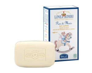 LINEABIMBI Pan di Mais Sapone Delicato 100 g per Bimbi | Detergente Naturale al Mais per Pelli Sensibili di Neonati e Bambini