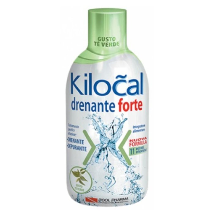 Kilocal drenante forte gusto tè verde 500 ml - Pool Pharma Srl Kilocal drenante forte gusto tè verde 500 ml - Pool Pharma Srl
