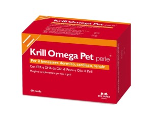 N.B.F. Lanes  Animali Domestici Krill Omega Pet Mangime Cani Gatti 60 Perle