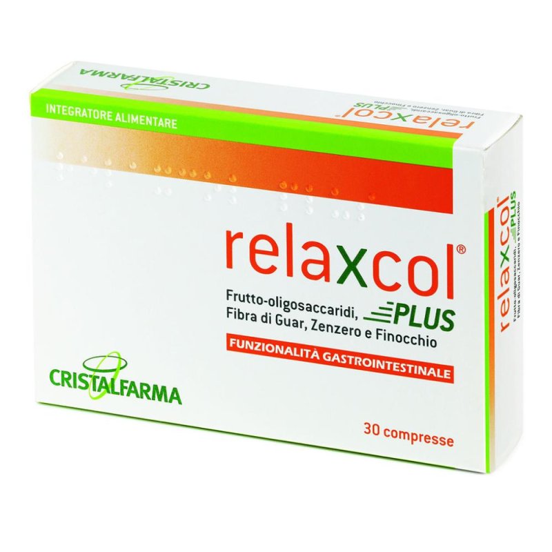 Relaxcol Plus 30 compresse (39 g): integratore per benessere intestinale e digestione Relaxcol Plus 30 compresse (39 g): integratore per benessere intestinale e digestione