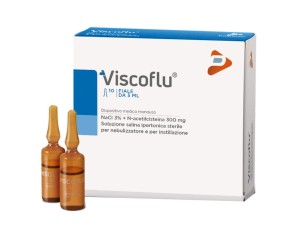PharmaLine  Dispositivi Medici Viscoflu Soluzione per Aerosol 10 Fiale 5 ml