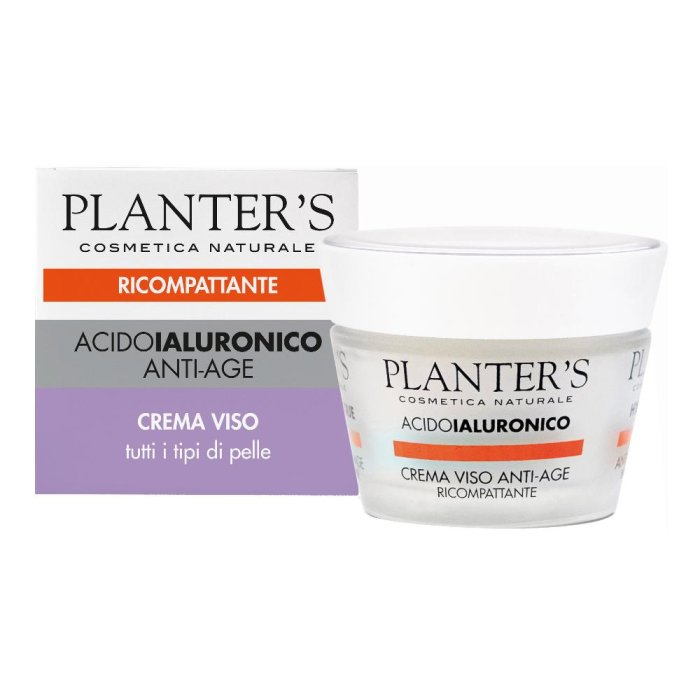 Dipros Planter's Acido Ialuronico Crema Viso Ricompattante New 50 Ml
