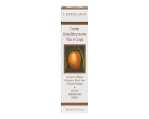 L'Erbolario Crema Autoabbronzante Viso Corpo Mango 100 ml