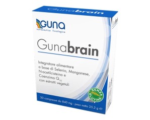 Gunabrain Integratore per funzioni cognitive contro il decadimento 30 compresse