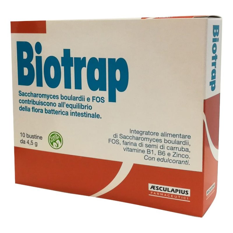 Biotrap Integratore Alimentare Senza Glutine 10 Bustine 4.5 g Biotrap Integratore Alimentare Senza Glutine 10 Bustine 4.5 g