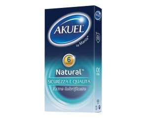 Perfetti Van Melle Italia Profilattico Ansell Akuel By Manix Natural B 6 Pezzi