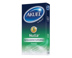 Akuel By Manix Nulla Profilattico Sensazione Naturale 6 Pezzi