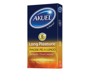 Profilattico Ansell Akuel By Manix Long Pleasure B 6 Pezzi