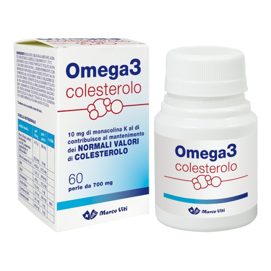 Massigen Omega3 Viti Integratore Colesterolo 60 Perle Soft-gel