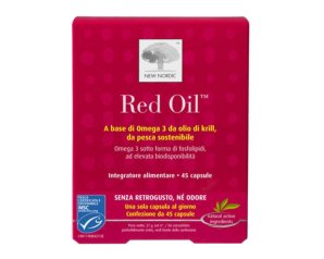 Red Oil Integratore Alimentare 45 Capsule | Olio Rosso Naturale in Capsule per Benessere Generale