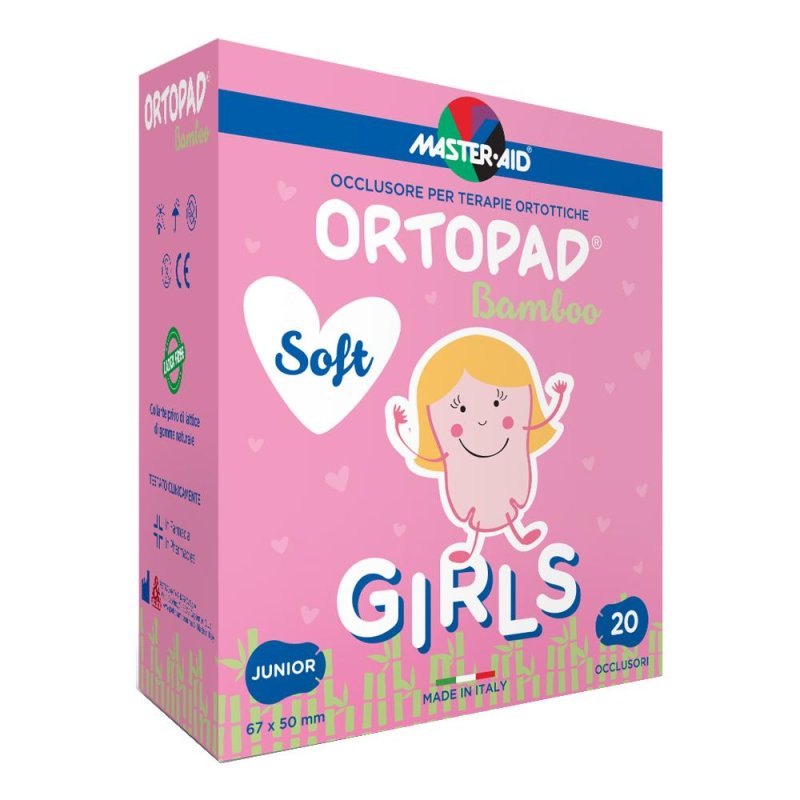 Master Aid Ortopad Soft Girl Occlusore Per Terapie Ortottiche Misura J 20 Pezzi Master Aid Ortopad Soft Girl Occlusore Per Terapie Ortottiche Misura J 20 Pezzi