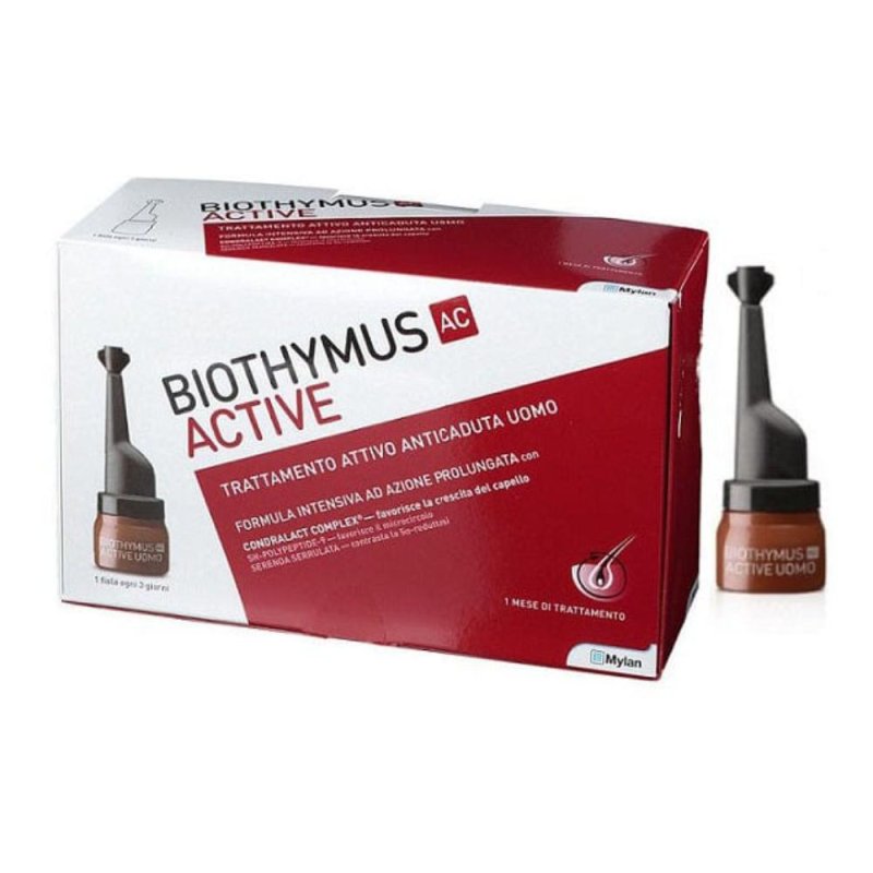 Rottapharm Biothymus AC Active Trattamento Anticaduta Uomo 10 Fiale Rottapharm Biothymus AC Active Trattamento Anticaduta Uomo 10 Fiale