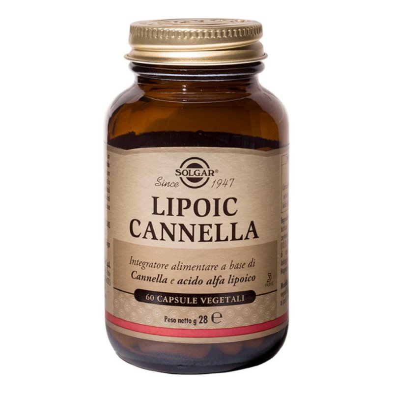 LIPOIC Cannella 60 Cps SOLGAR LIPOIC Cannella 60 Cps SOLGAR