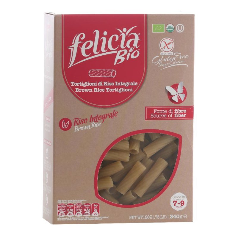 Andriani Felicia Bio Riso Integrale Tortiglioni 340 G