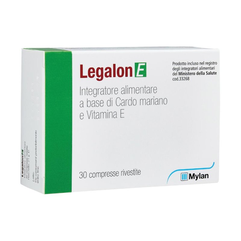Legalon E Integratore Alimentare Antiossidante 30 Compresse Legalon E Integratore Alimentare Antiossidante 30 Compresse