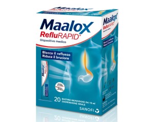 Sanofi Aventis Maalox RefluRAPID Apparato Gastrico 20 Buste alla Menta