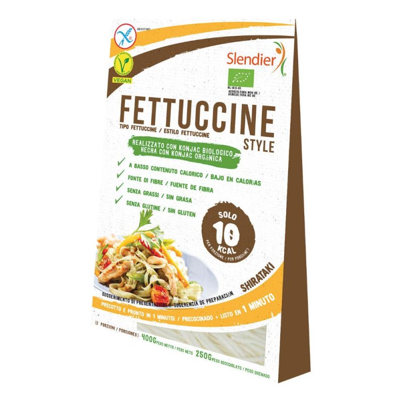 Fdl shirataki fettuccine di konjac bio senza glutine 250 grammi