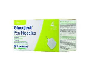 Ago Per Penna Da Insulina Glucoject Lunghezza 4 Mm Gauge 32 100 Pezzi