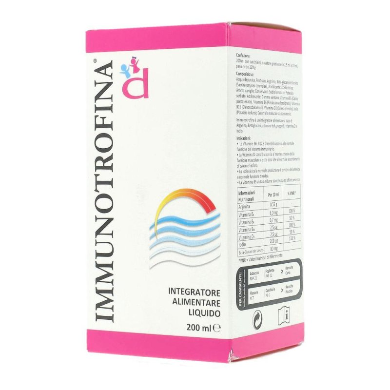 Immunotrofina Sciroppo Integratore Sistema Immunitario 200ml