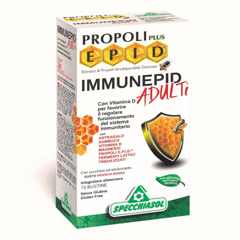 Specchiasol Immunoepid Adulti Integratore Alimentare 15 Bustine Specchiasol Immunoepid Adulti Integratore Alimentare 15 Bustine