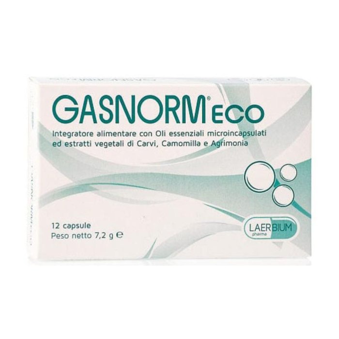Laerbium Pharma Gasnorm Eco 12 Capsule Laerbium Pharma Gasnorm Eco 12 Capsule