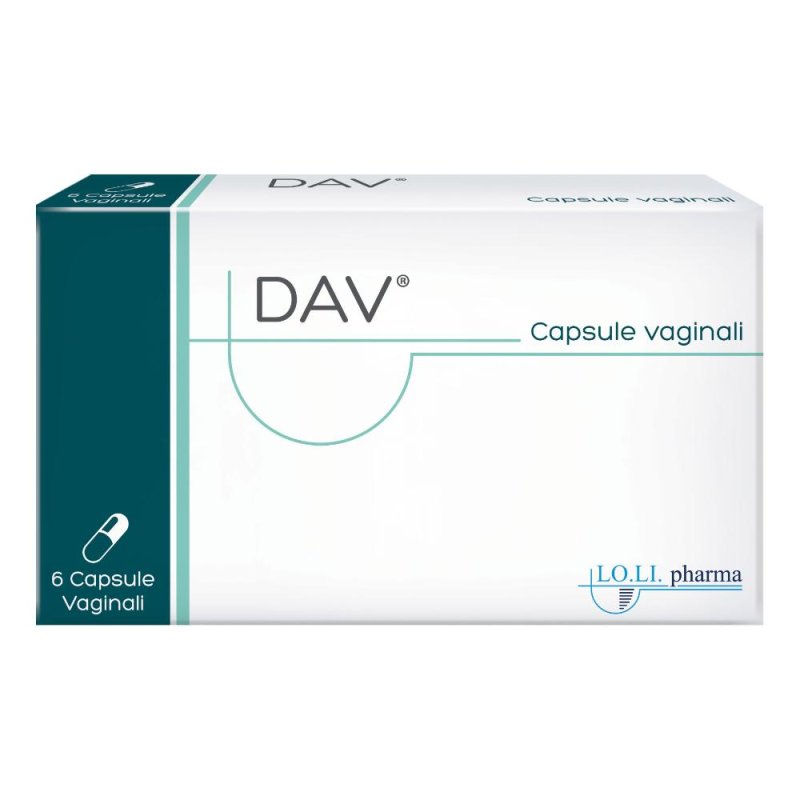 DAV CAPSULE VAGINALI 6PZ DAV CAPSULE VAGINALI 6PZ