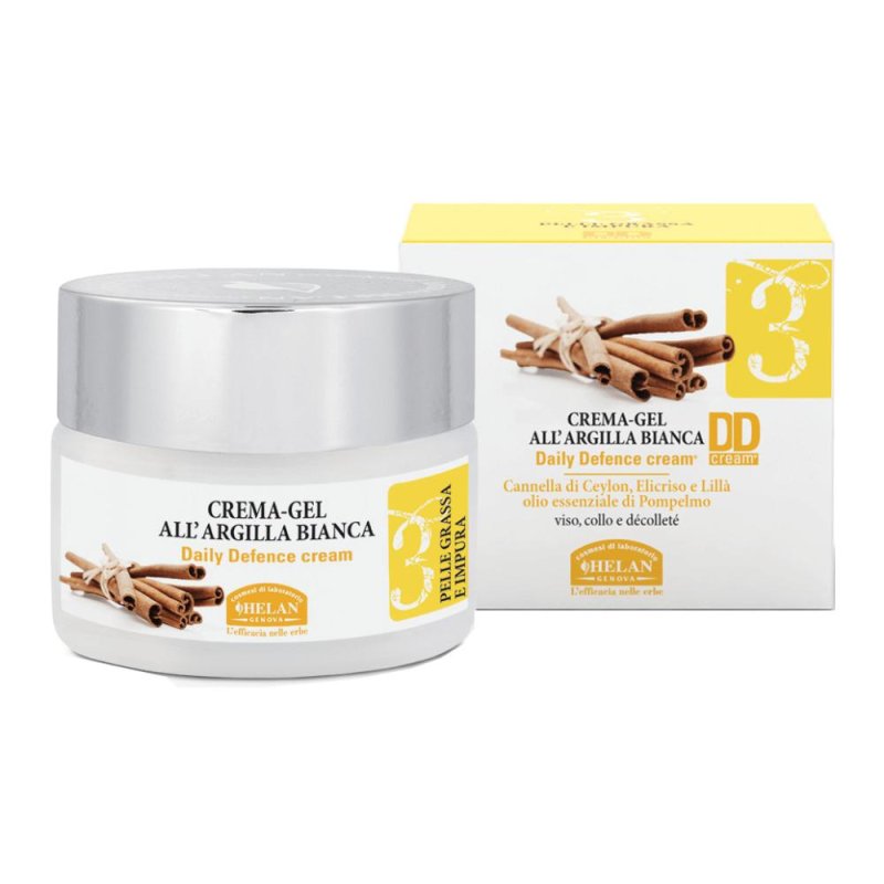 Helan Linea Viso 3 crema gel all&rsquo;argilla bianca per pelli grasse 50 ml