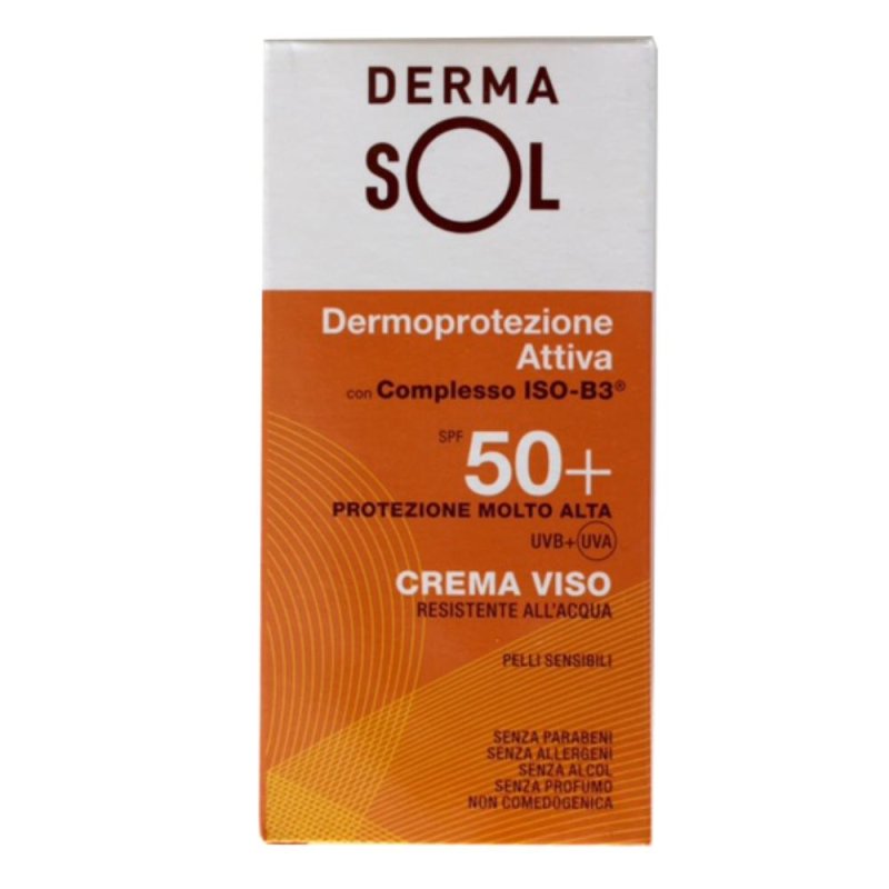 Dermasol Protezione Solare SPF50+ Crema Viso Protezione Molto Alta 50 ml Dermasol Protezione Solare SPF50+ Crema Viso Protezione Molto Alta 50 ml