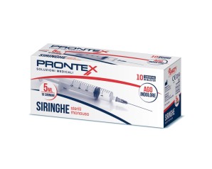 Safety Siringa Prontex 5 Ml Ago Ind 10 Pezzi