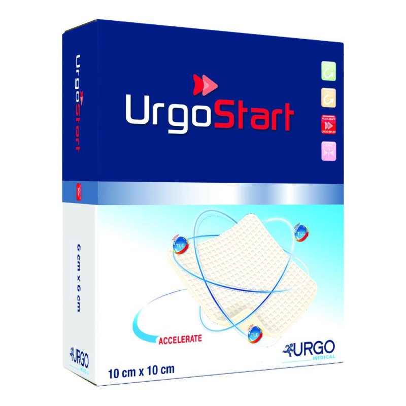 Urgo Medical Italia Medicazione Sterile Urgostart 10x10 Cm 3 Pezzi Urgo Medical Italia Medicazione Sterile Urgostart 10x10 Cm 3 Pezzi
