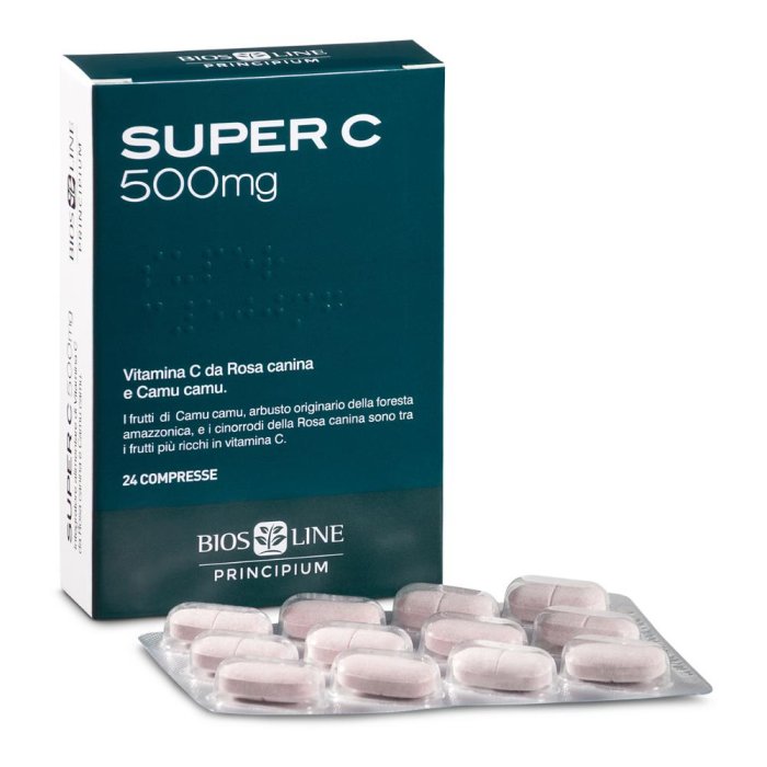 Bios Line Difese Principium Super C 500 Integratore 24 Compresse Bios Line Difese Principium Super C 500 Integratore 24 Compresse