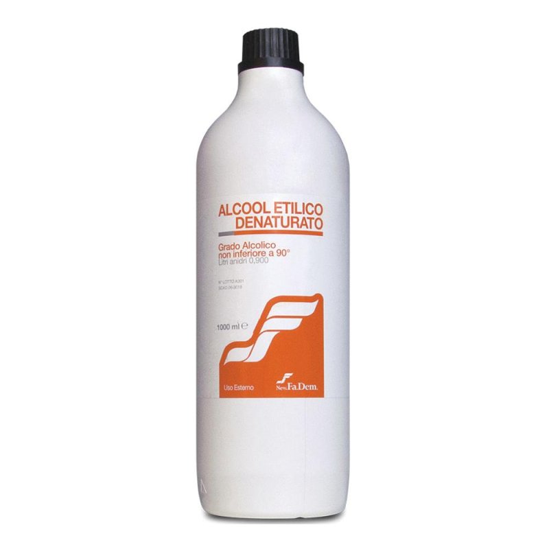 New Fa.Dem. Alcool Etilico Denaturato 90 °1000 ml New Fa.Dem. Alcool Etilico Denaturato 90 °1000 ml