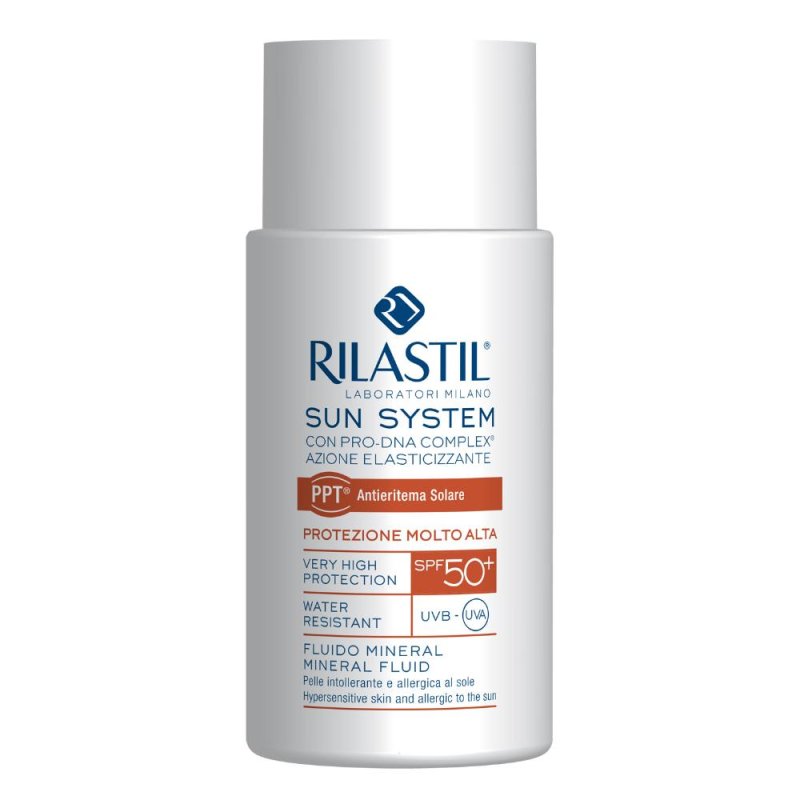 Rilastil  Sun System PPT SPF50+ Fluido Minerale Solo Filtri Fisici 50 ml