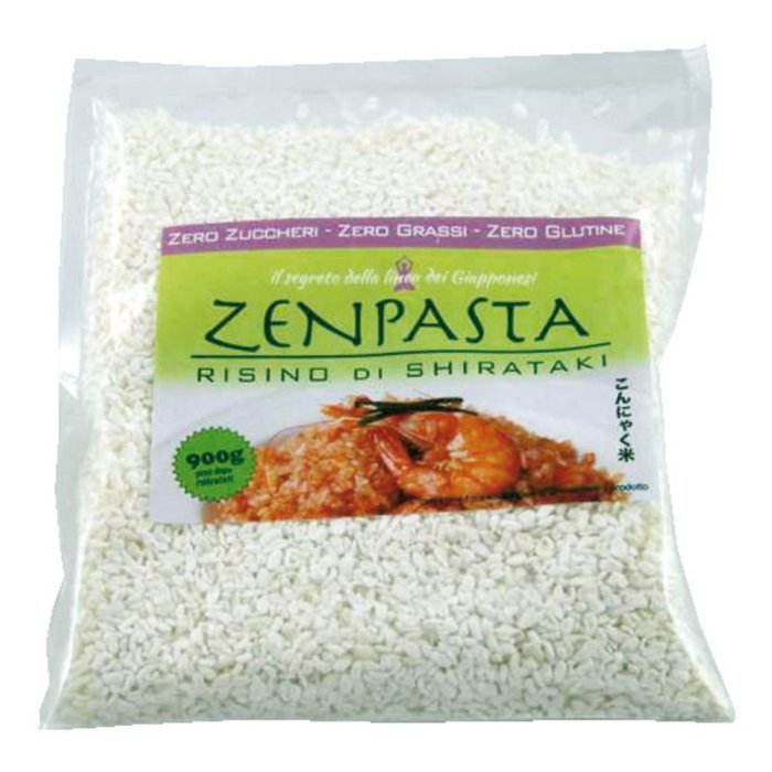 Zenpasta Shirataki essenza di riso pasta ipocalorica a base di konjac 900 g cotto 200 g secco