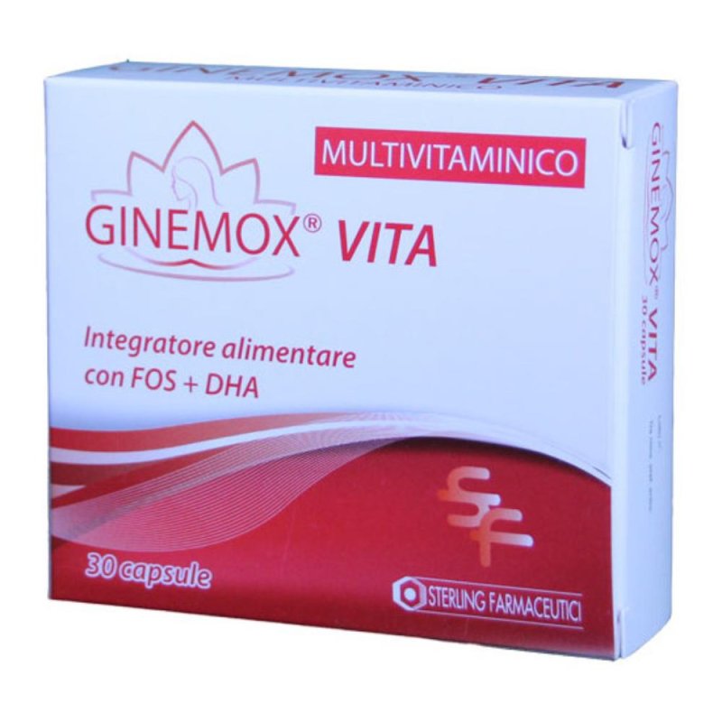 Ginemox Vita 30 Capsule Integratore per il Benessere Intimo Femminile e le Difese Naturali Ginemox Vita 30 Capsule Integratore per il Benessere Intimo Femminile e le Difese Naturali