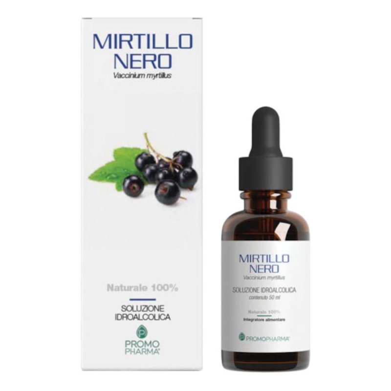 Mirtillo nero gocce 50 ml integratore per microcircolo e vista