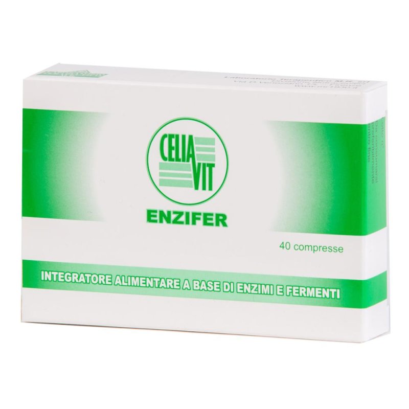 Celiavit Enzifer Integratore di Enzimi e Fermenti Lattici 40 Compresse