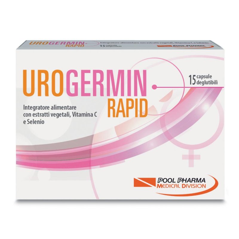 PoolPharma Apparato Urinario Urogermin Rapid Integratore 15 Capsule PoolPharma Apparato Urinario Urogermin Rapid Integratore 15 Capsule