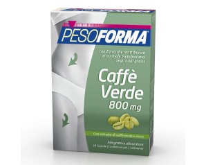 Pesoforma Benessere e Forma Fisica Caffè Verde Integratore Alimentare 28 Capsule