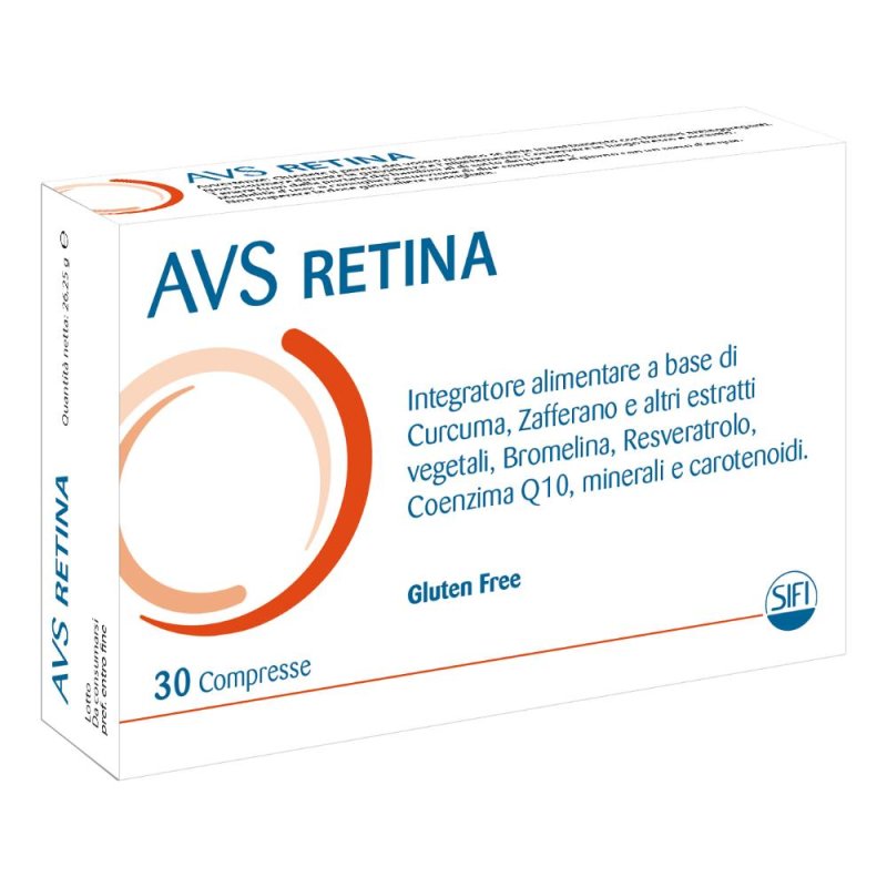 SIFI Salute Benessere Occhi AVS Retina Integratore Alimentare 30 Compresse SIFI Salute Benessere Occhi AVS Retina Integratore Alimentare 30 Compresse
